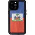 Haiti Flag Distressed iPhone 14 Pro Max Waterproof Case